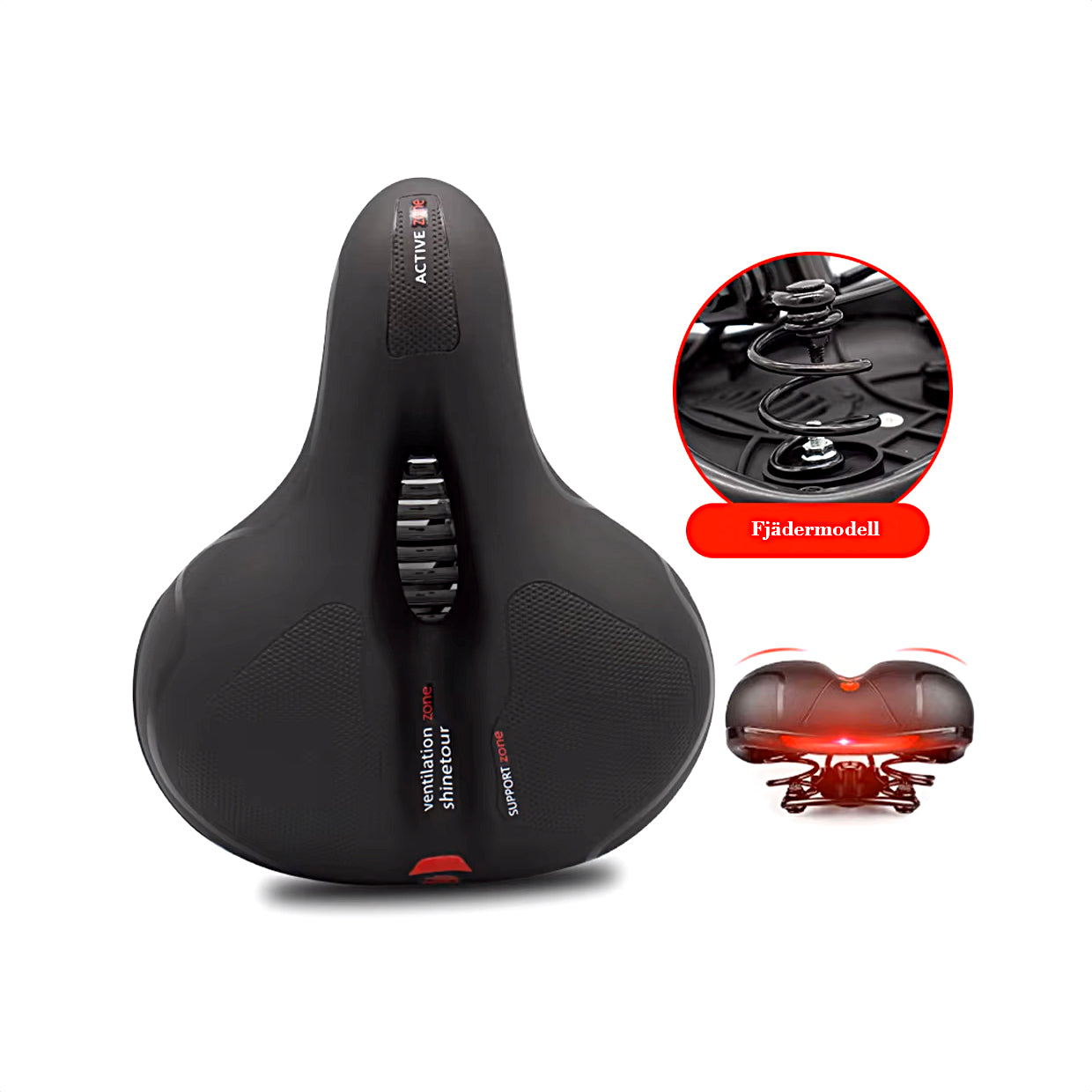 VeloComfort Ultimate Anti-Vibration -satula