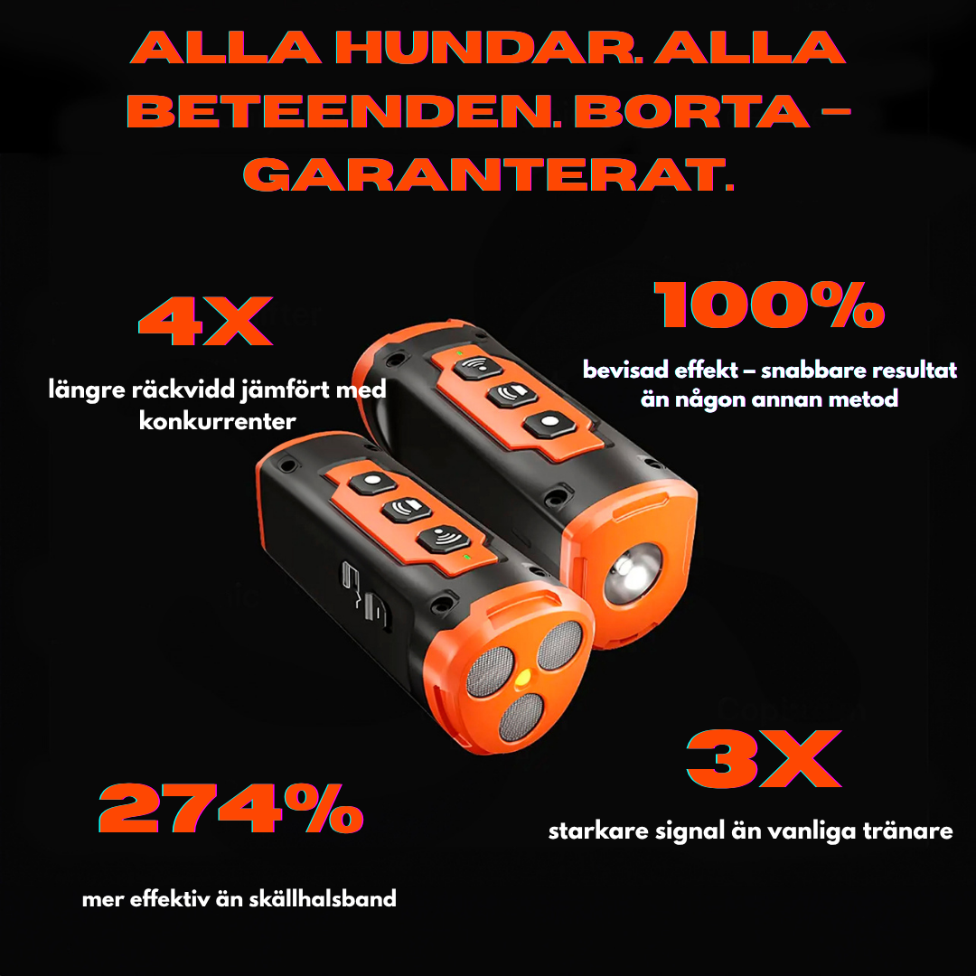 Antiskäll-tränare med Ultraljud & LED