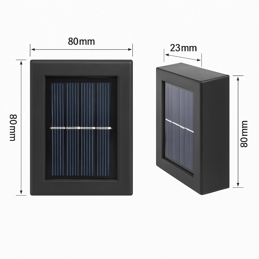 Solar Vägglampa för Utomhusbruk