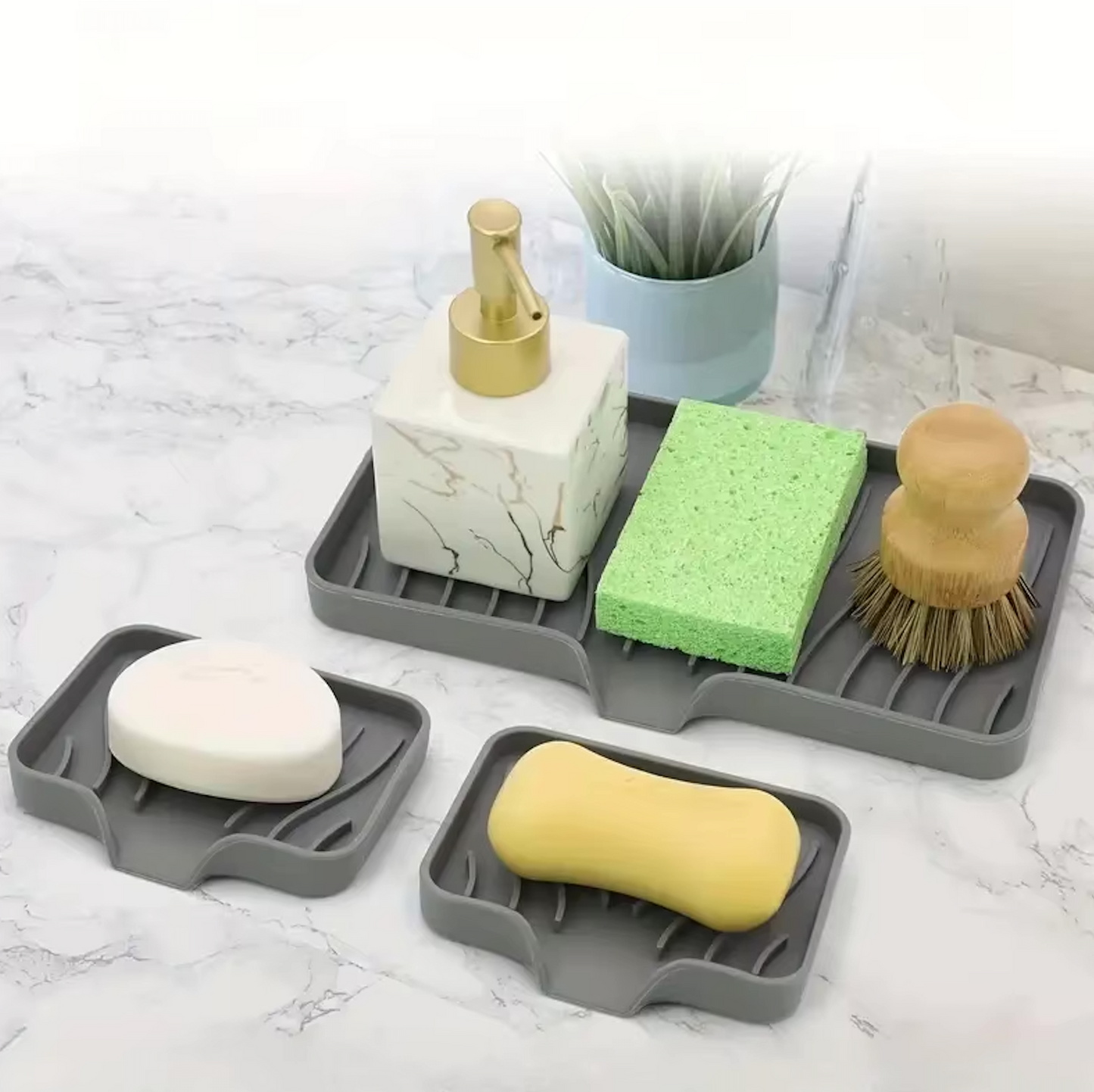 Silikonbricka för Diskbänk med Avrinning