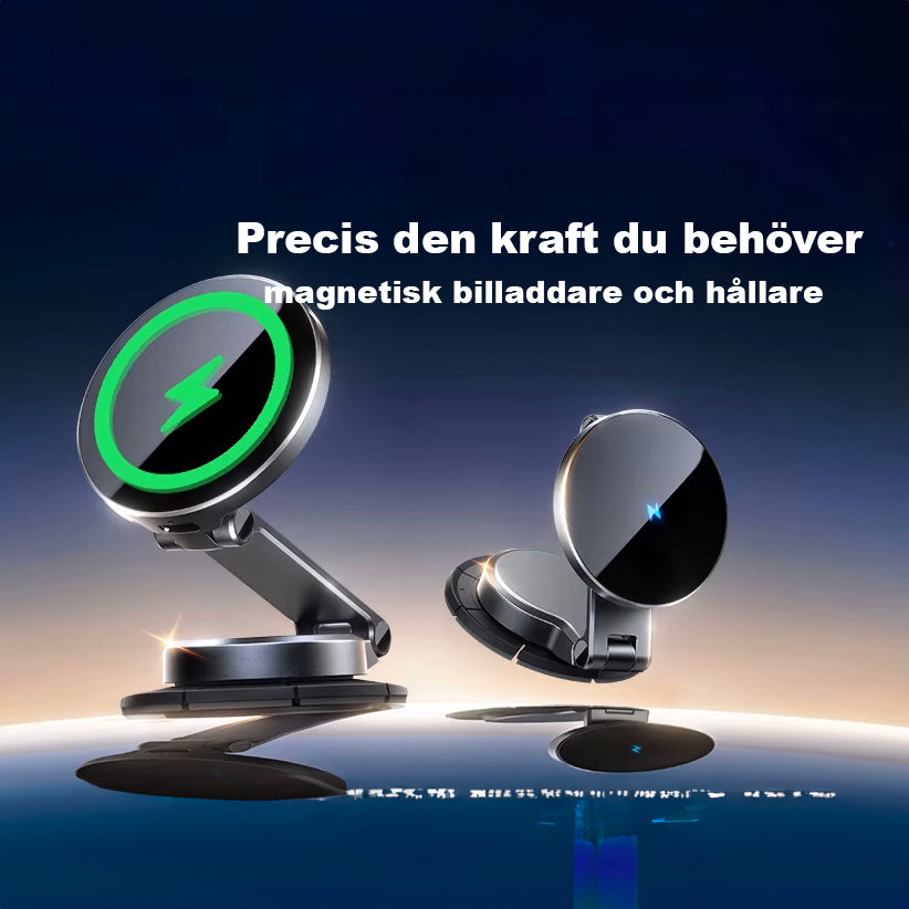 Magneettinen autoteline. Langaton lataus