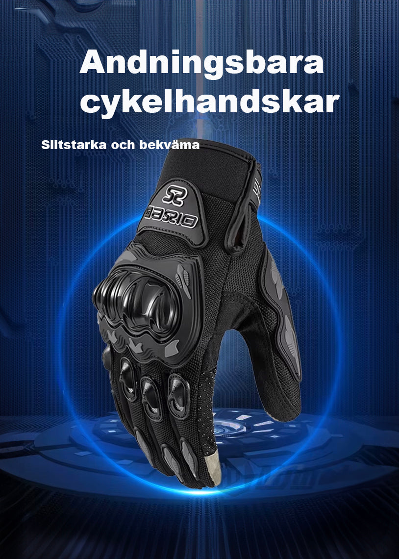 Hengittävät moottoripyöräkäsineet