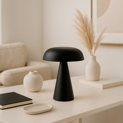 GlowMush™ – Laddningsbar Retro Lampa med Dimmer