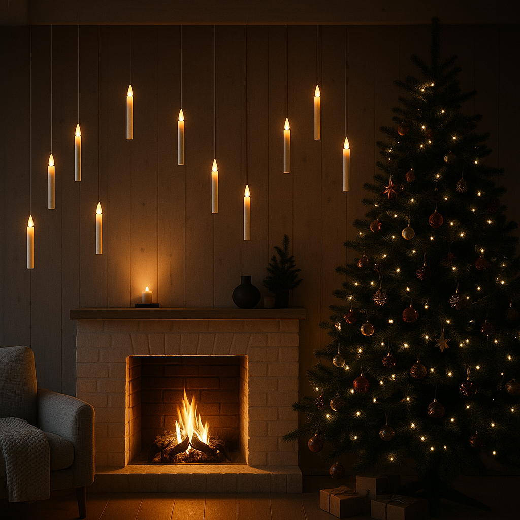 MagicGlow – Svävande LED-ljus med Trollstav