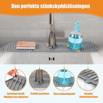Silikonstänkskydd för Diskho – Håll Bänkskivan Torr och Ren