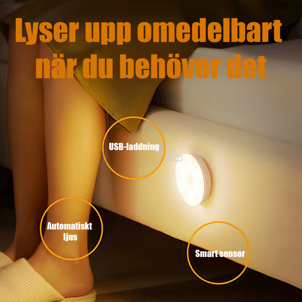 Smart LED Nattlampa med Rörelsesensor