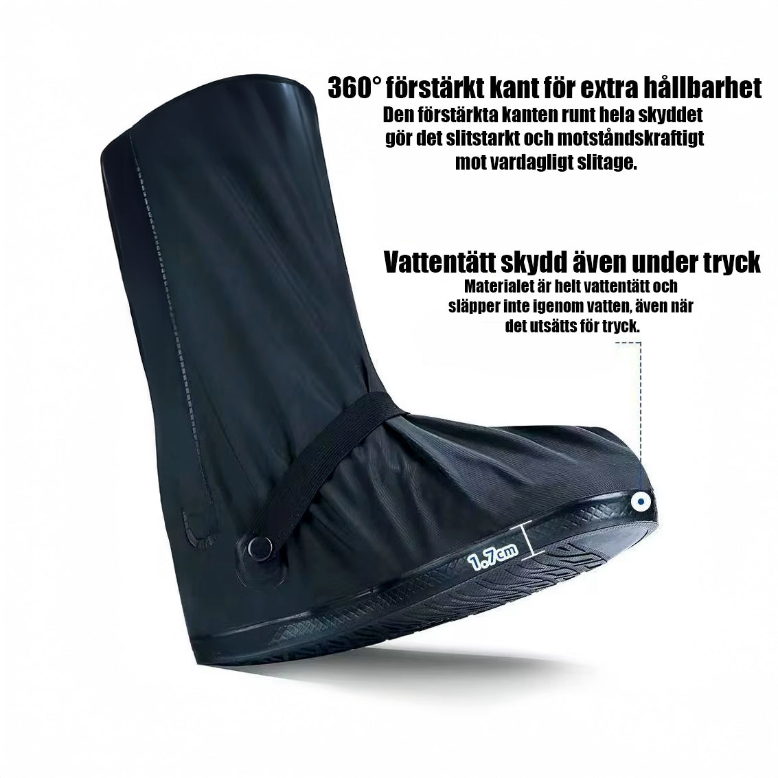 Vattentäta Skoskydd med Reflex
