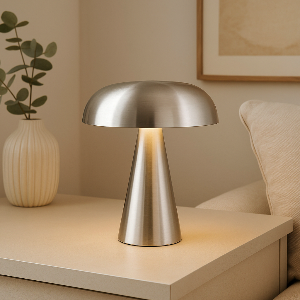 GlowMush™ – Laddningsbar Retro Lampa med Dimmer
