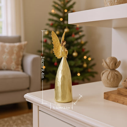 Handgjord Ängelfigur i Resin – Elegant Dekoration