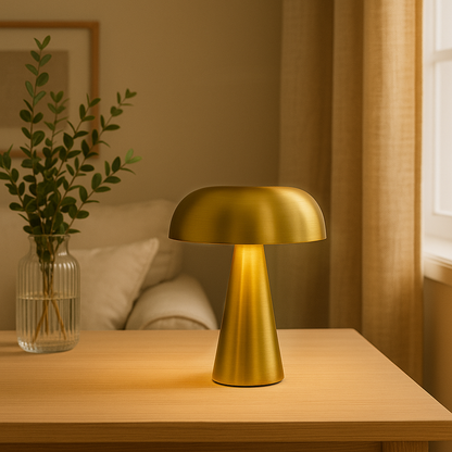 GlowMush™ – Laddningsbar Retro Lampa med Dimmer
