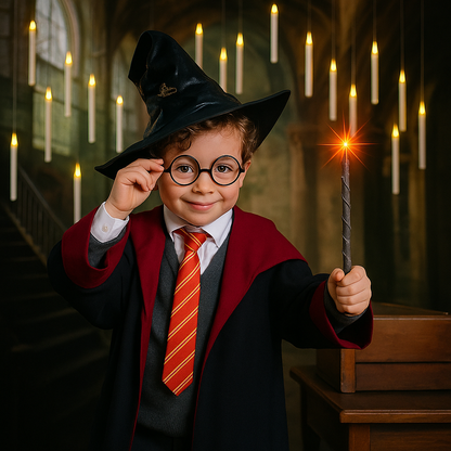 MagicGlow – Svävande LED-ljus med Trollstav