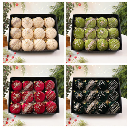 Aurora – Julgranskulor i Sammet (12-pack)