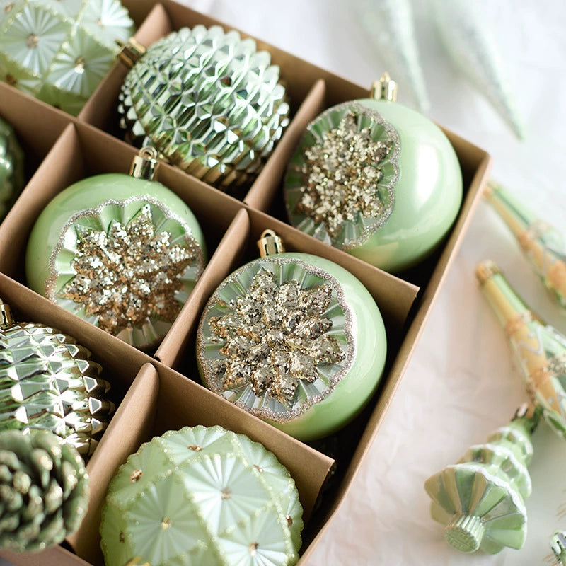 Mint Glow Series – Julkulor i grönt