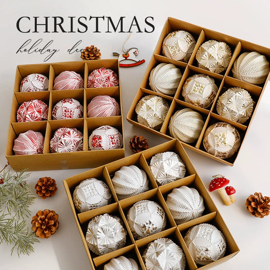 Nordica – Julgranskulor med Skandinavisk Design (8 cm, 9-pack)