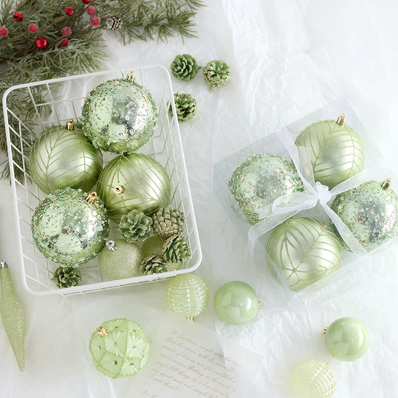 Mint Glow Series – Julkulor i grönt