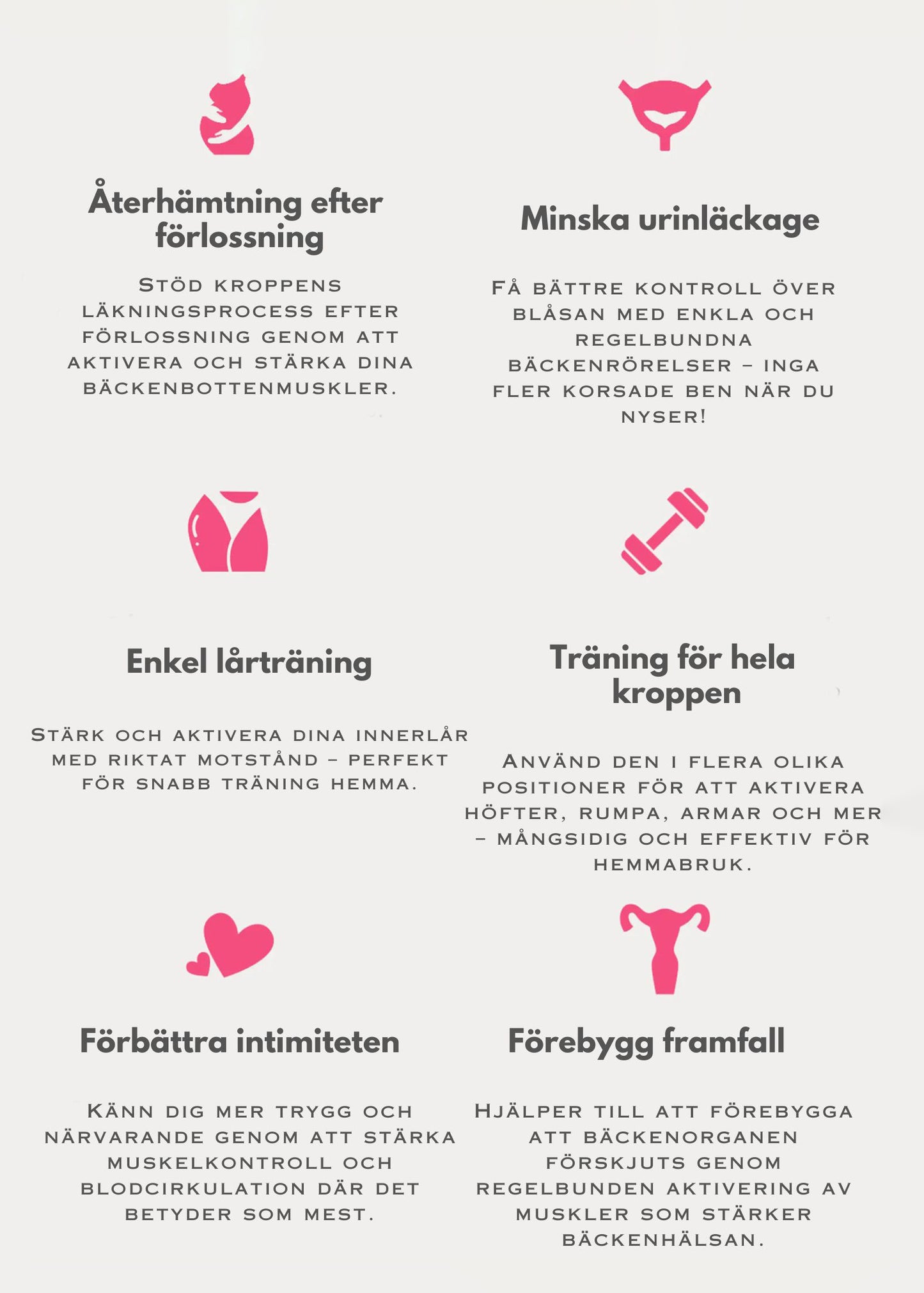 FitForm™ – Tränare för Bäckenbotten & Lår