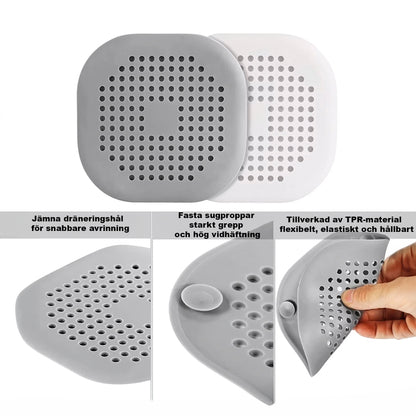 Silikon Sil för Avlopp – Hårfångare för Dusch & Handfat
