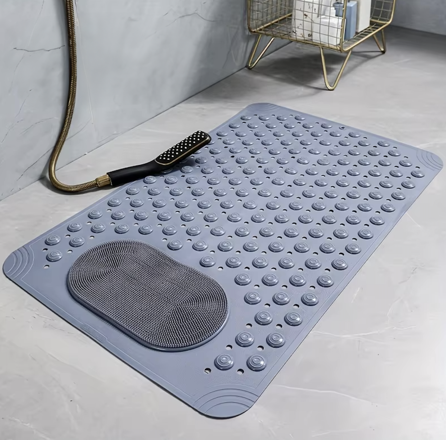 SafeStep – Halkfri Badrumsmatta med Massagepunkter