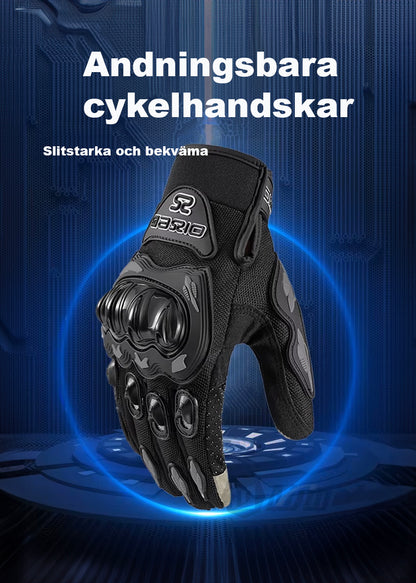 Andningsbara motorcykelhandskar