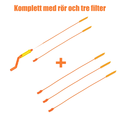Rensborste för avlopp med roterande handtag