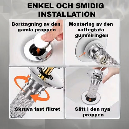 Rostfri Universalsil för Avlopp