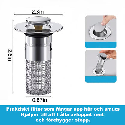 Rostfri Universalsil för Avlopp